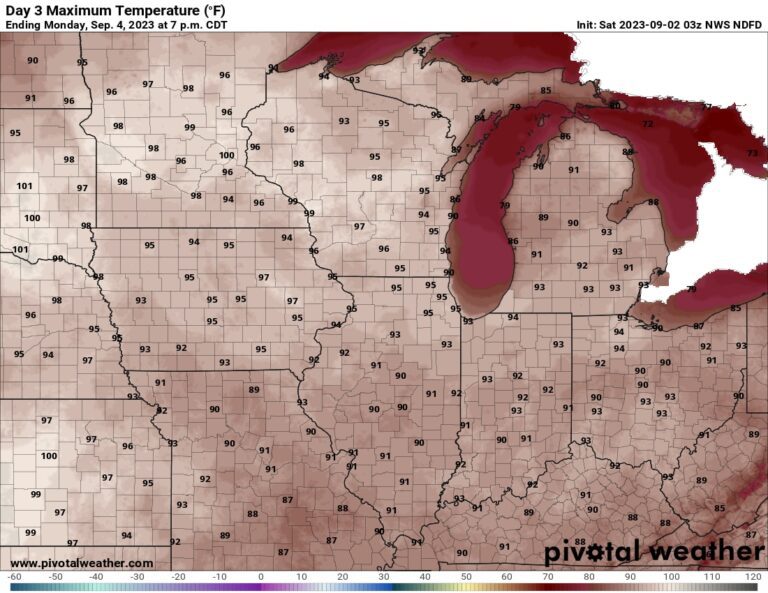 Big Heat Wave To Bake Plains, Midwest, Mid Atlantic And Northeast