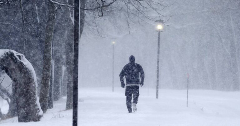 Christmas Day Storms Bring Blizzard Conditions To The Plains And