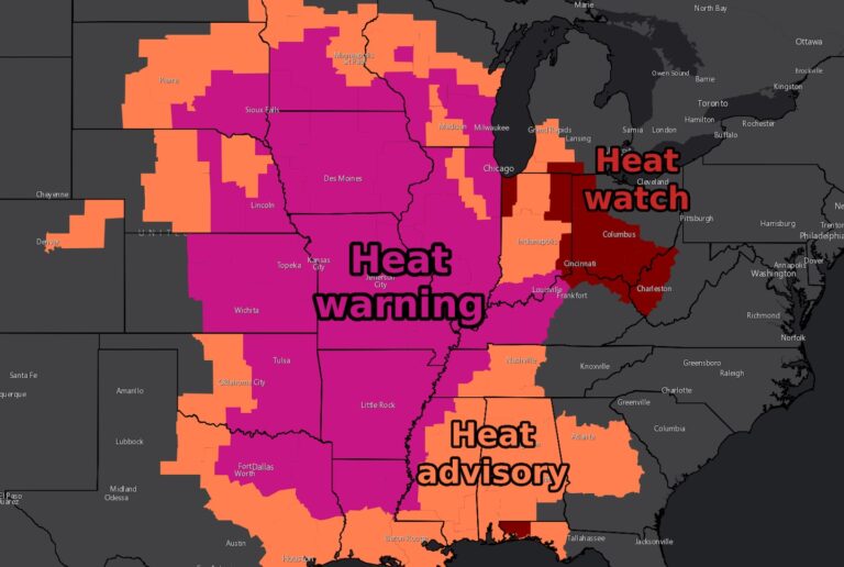 The Massive Heat Wave In The Central Us Is Expanding