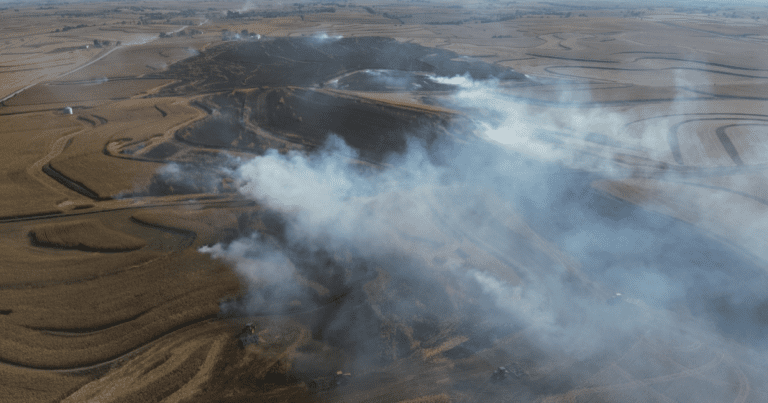 Wildfire Danger Is Rising Across The Midwest As Harvest Begins