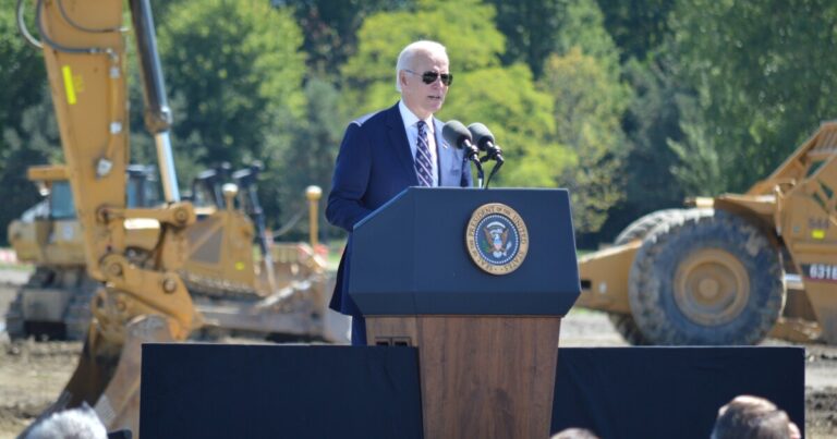 President Joe Biden Proclaims 'the Industrial Midwest Is Back' During