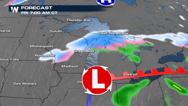 Snow Chances For The Upper Midwest